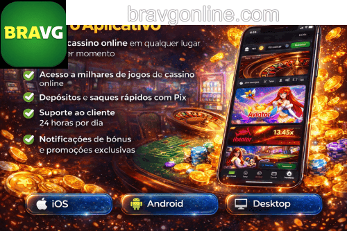 Aplicativo móvel BRAVG para iOS e Android